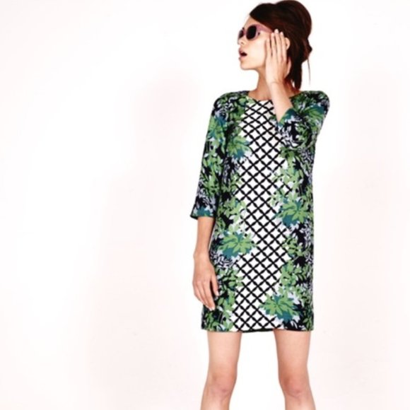 Boden Dresses & Skirts - Boden Eliza 3/4 Sleeve Floral Shift Dress - 6R